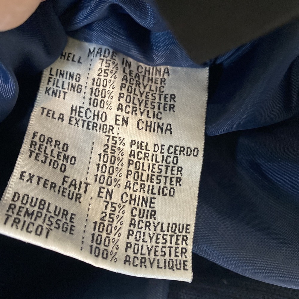 Vintage Dallas Cowboys Blue Carl Banks GIII Suede Varsity Jacket Mens Large READ - Picture 10 of 16